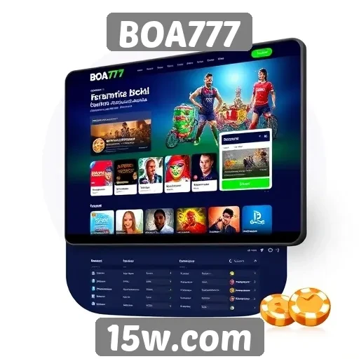 Interface e usabilidade do site BOA777