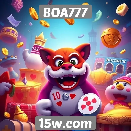 Variedade de jogos disponíveis na plataforma BOA777